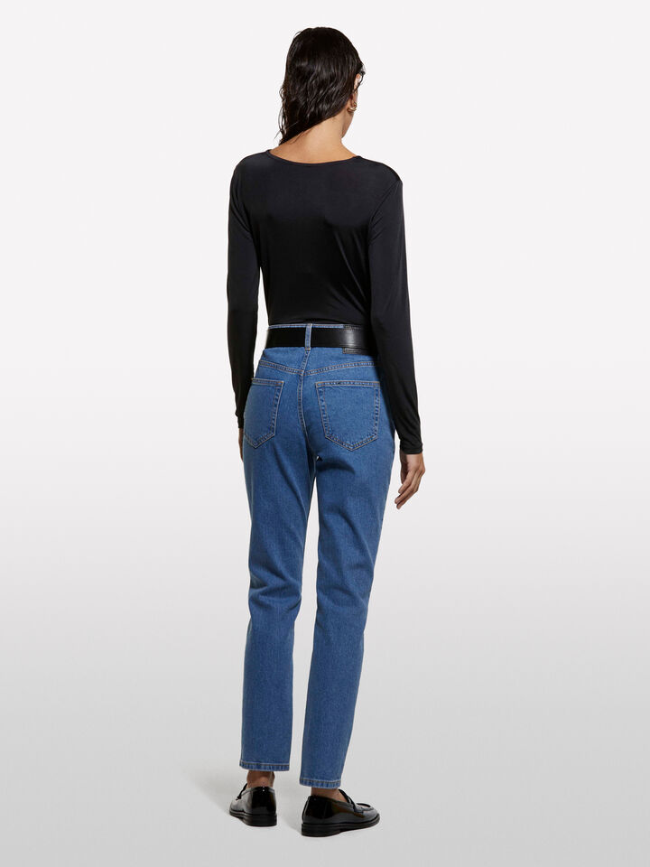 Light Style 70 slim fit jeans - women's slim fit jeans - Blue | Sisley image number 2